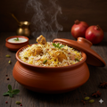 Hyderabadi Zafrani Chicken Dum Biryani