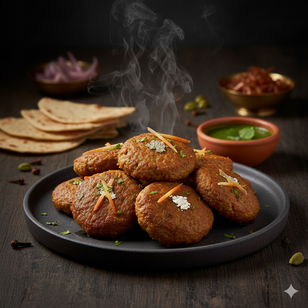 Galouti Kebab (Lucknowi-Hyderabadi Fusion)