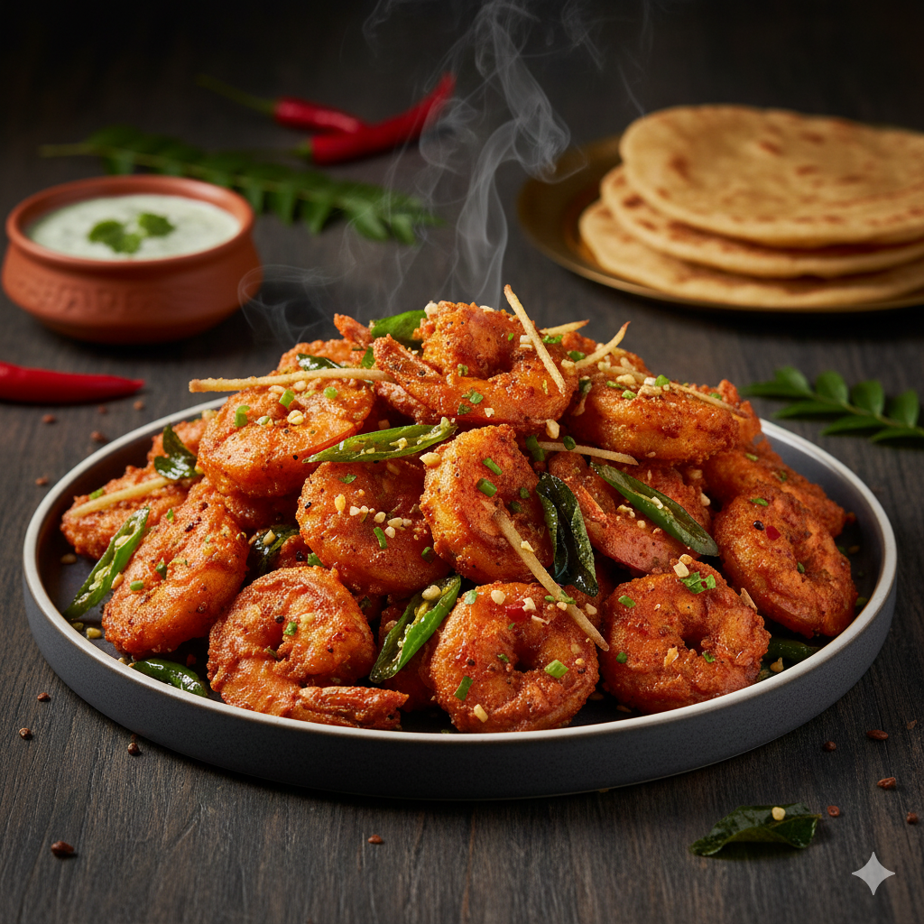 Crispy Fried Chilli Shrimp